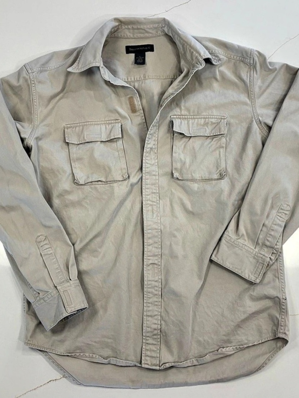Banana Republic Cotton Utility Shirt Jacket Size Large